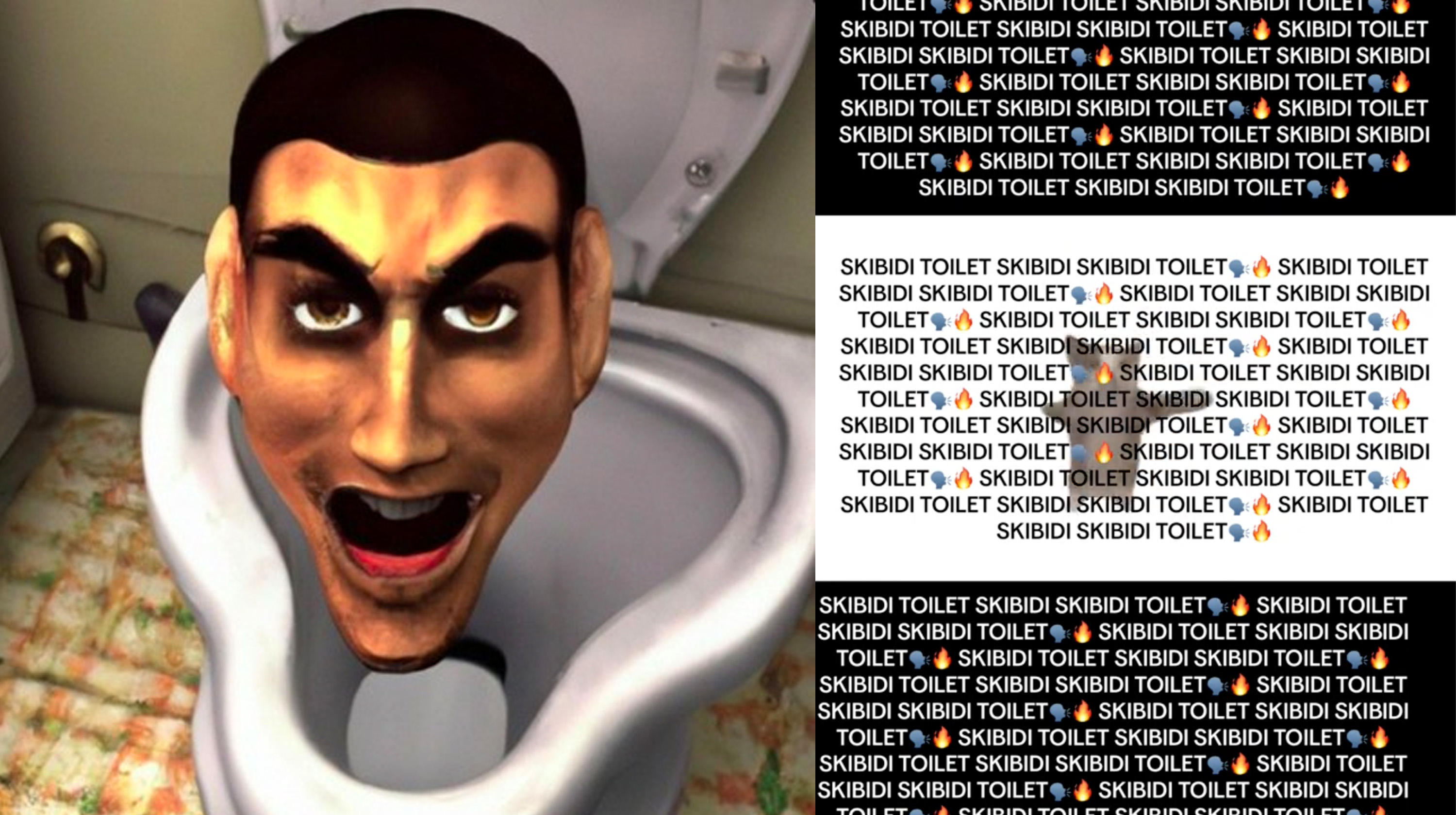 "Skibidi Toilet" by Lil Big Stack Meme Template