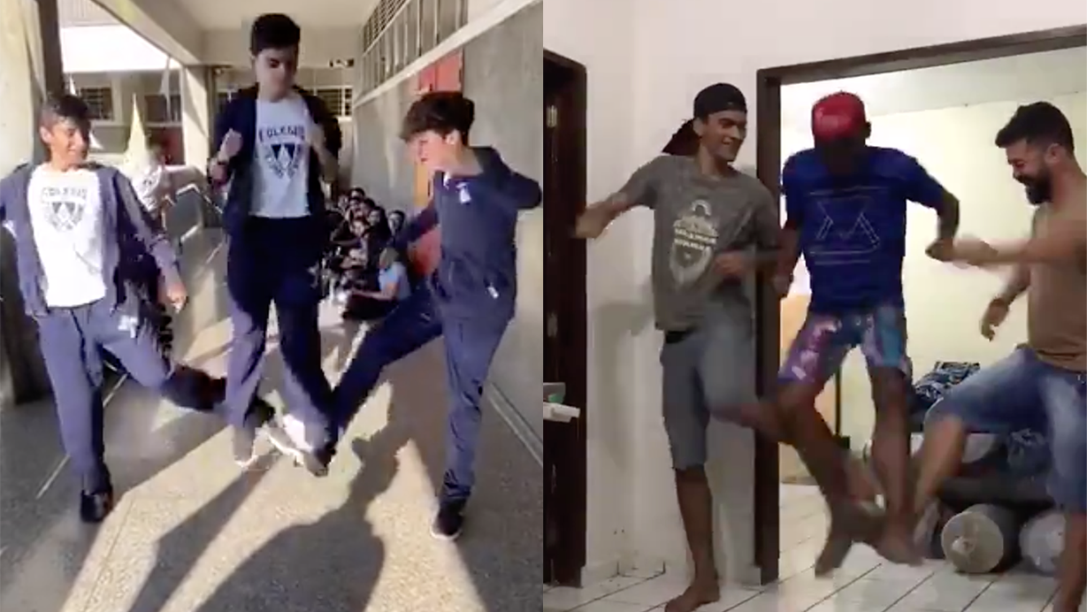 Skull Breaker Challenge Meme Template