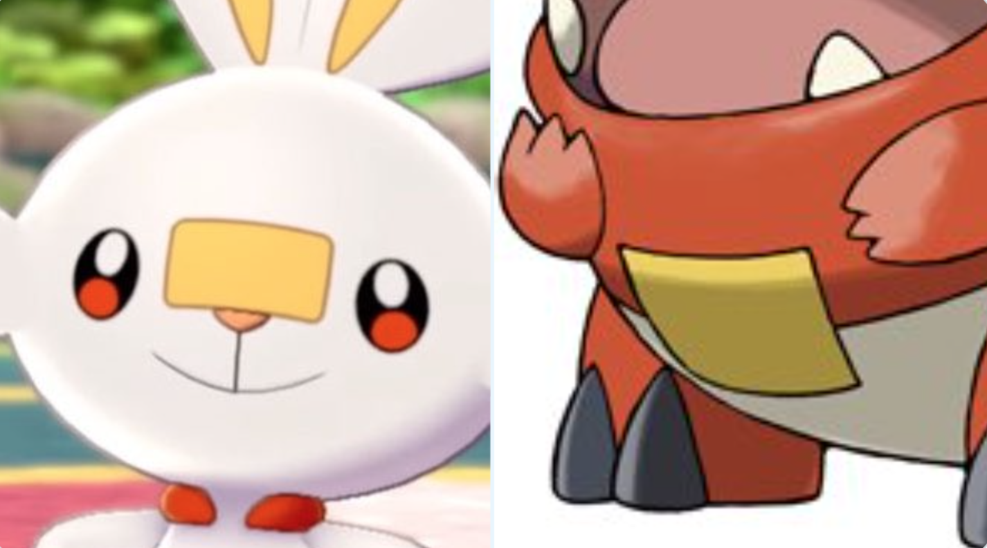 Slapping Cheese On Pokémon Fire Starters Meme Template