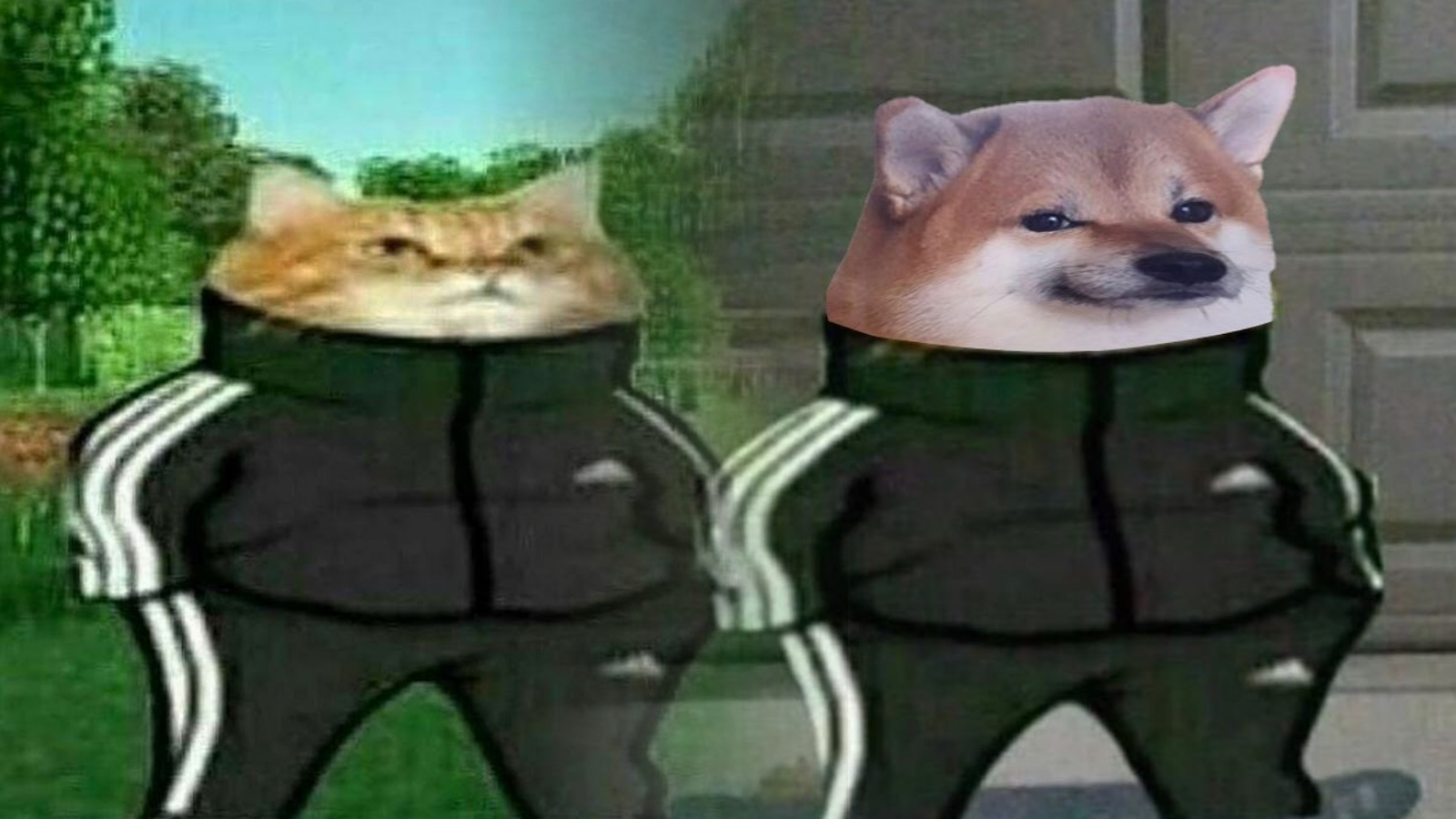 Slav Cat / Slav Cheebs Meme Template