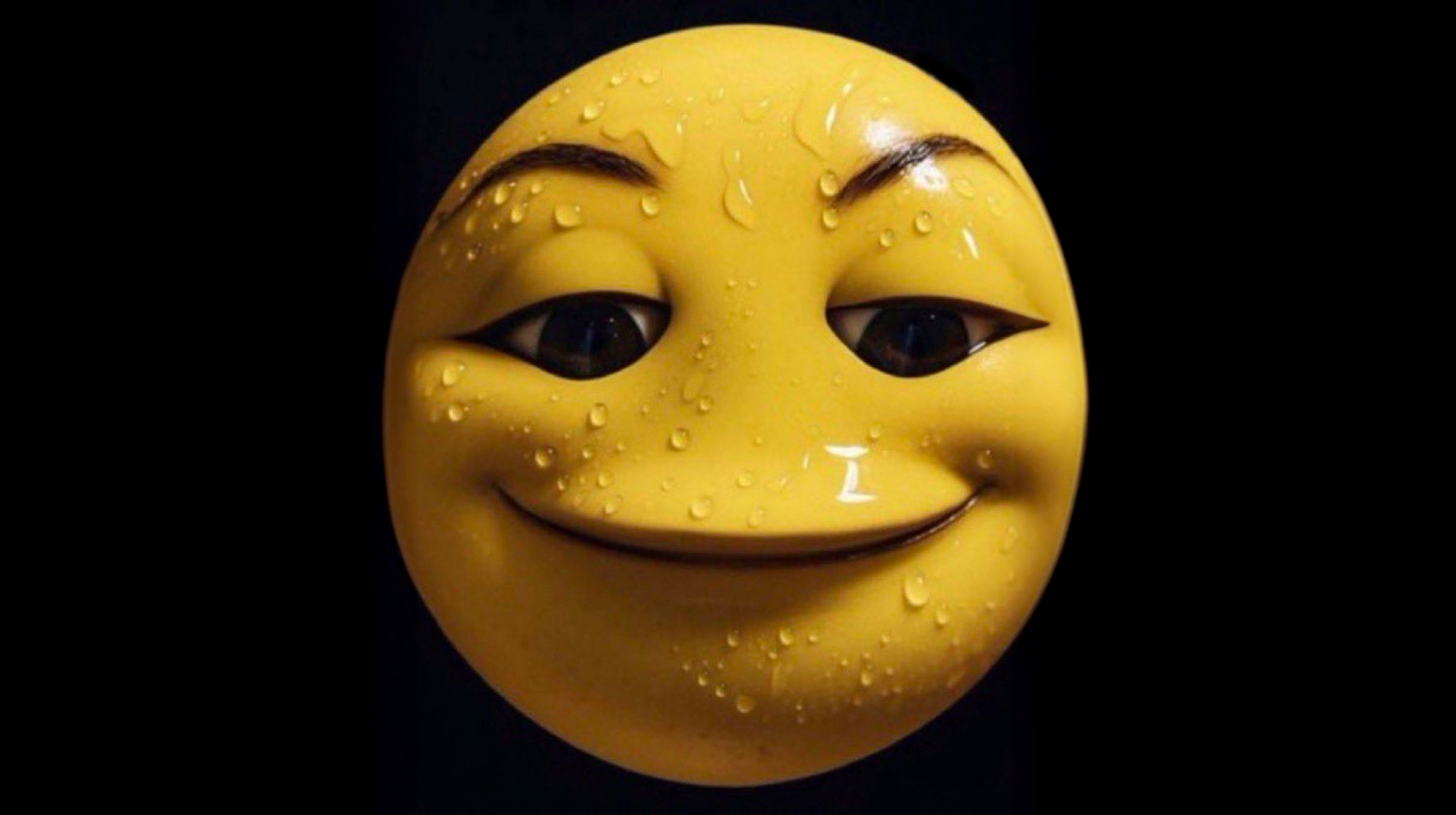 Smiling, Sweating Emoji Meme Template