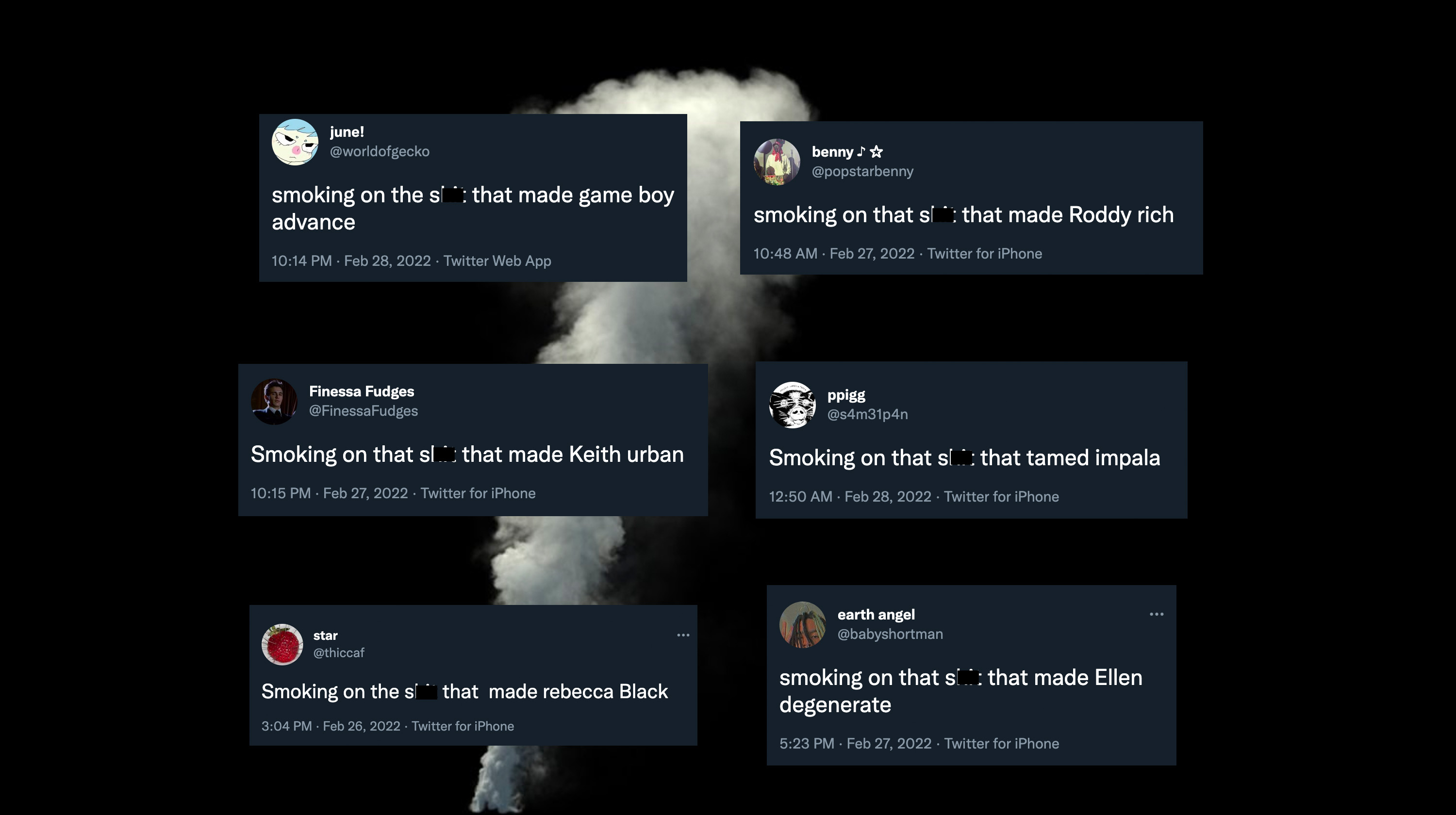 Smoking On That Shit That X Meme Template