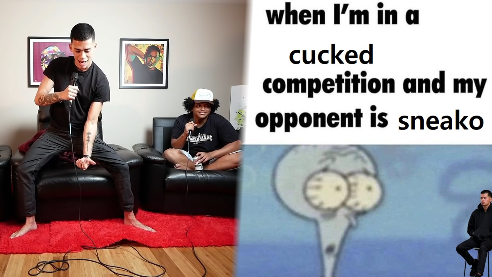 Sneako's Cuck Story Meme Template