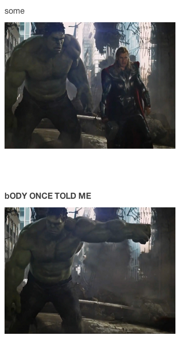 Somebody Once Told Me Meme Template