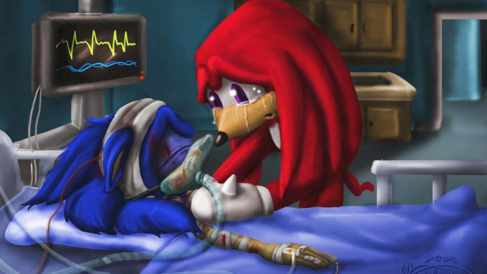 Sonic Dying In The Hospital / Sonic Please Tell Me