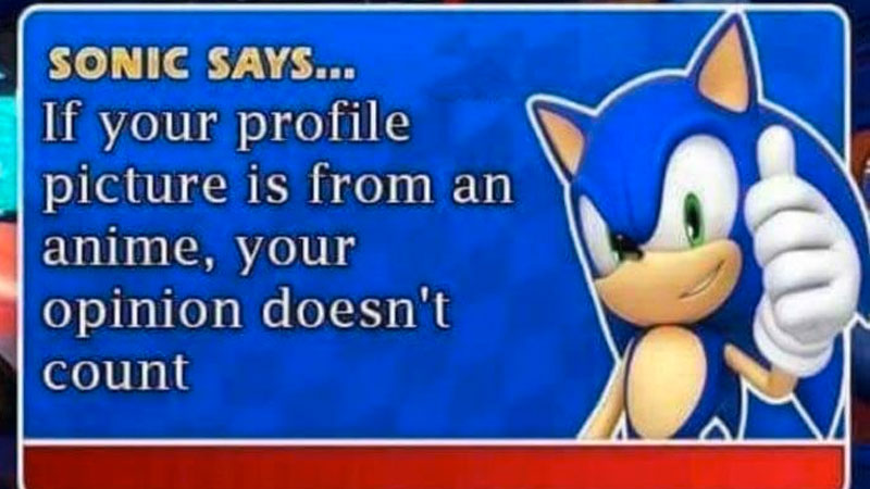 Sonic Says Meme Template