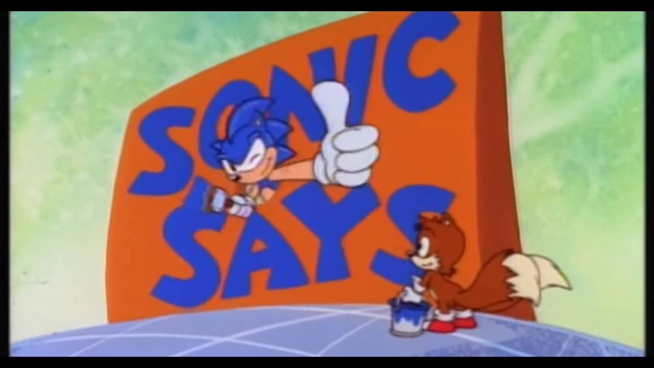 Sonic Says... (Adventures of Sonic the Hedgehog) Meme Template