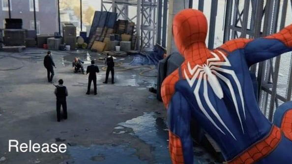 Spider-Man Graphics Downgrade Controversy Meme Template