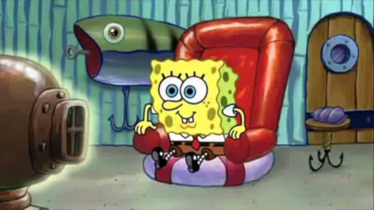 SpongeBob Watching TV