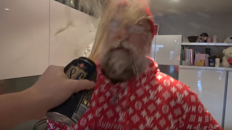 Spraying Beer in Papanomaly's Face Meme Template