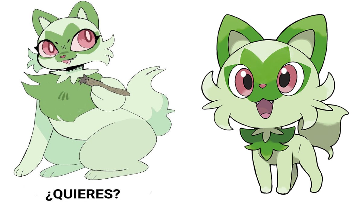 Sprigatito Meme Template