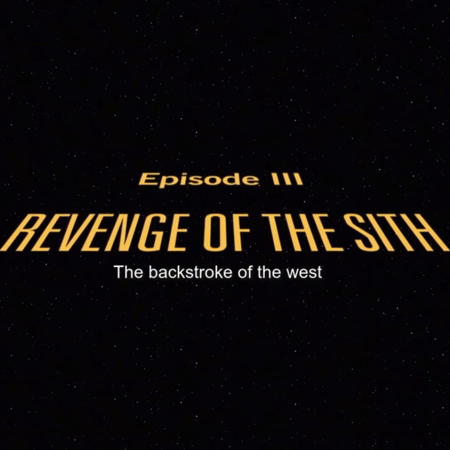 Star War: The Third Gathers — The Backstroke to the West