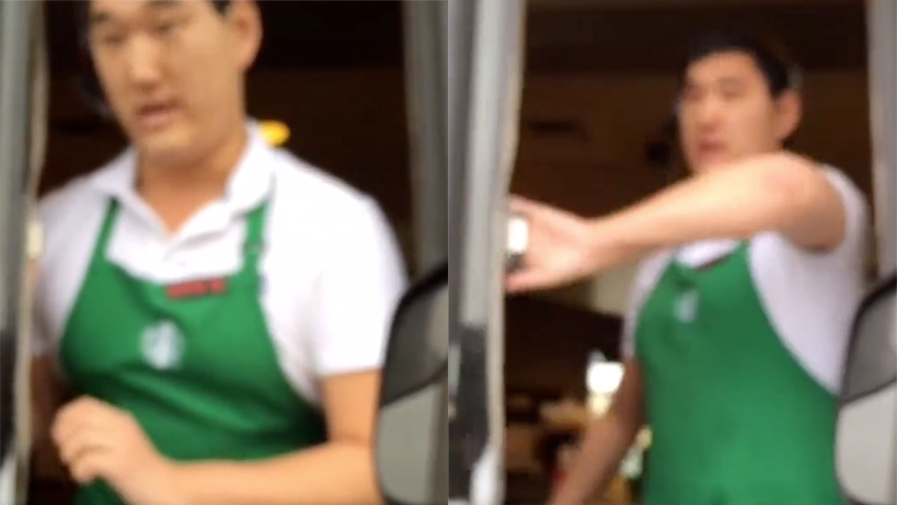 Starbucks Barista Crying