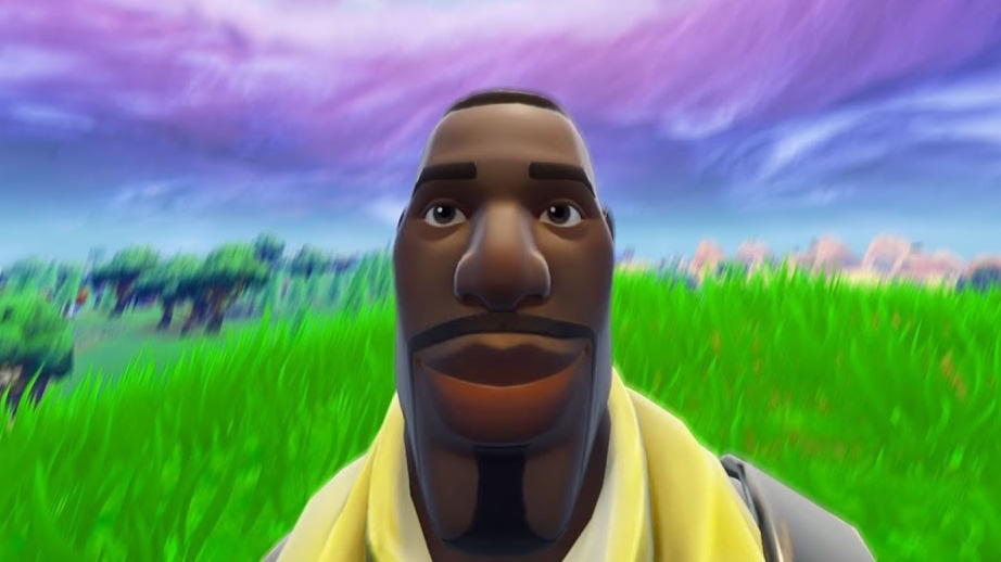 Staring Default Fortnite Guy Meme Template