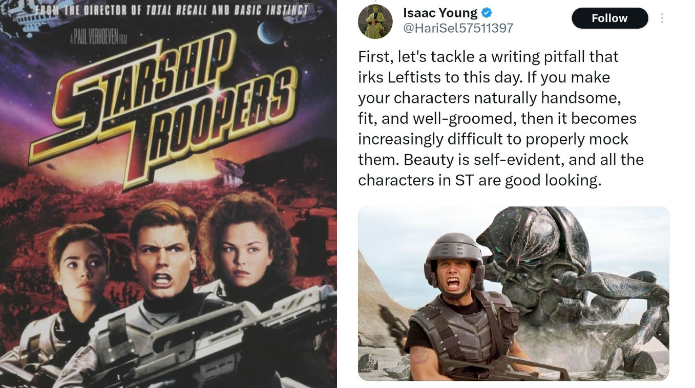 Starship Troopers Effective Satire Discourse Meme Template
