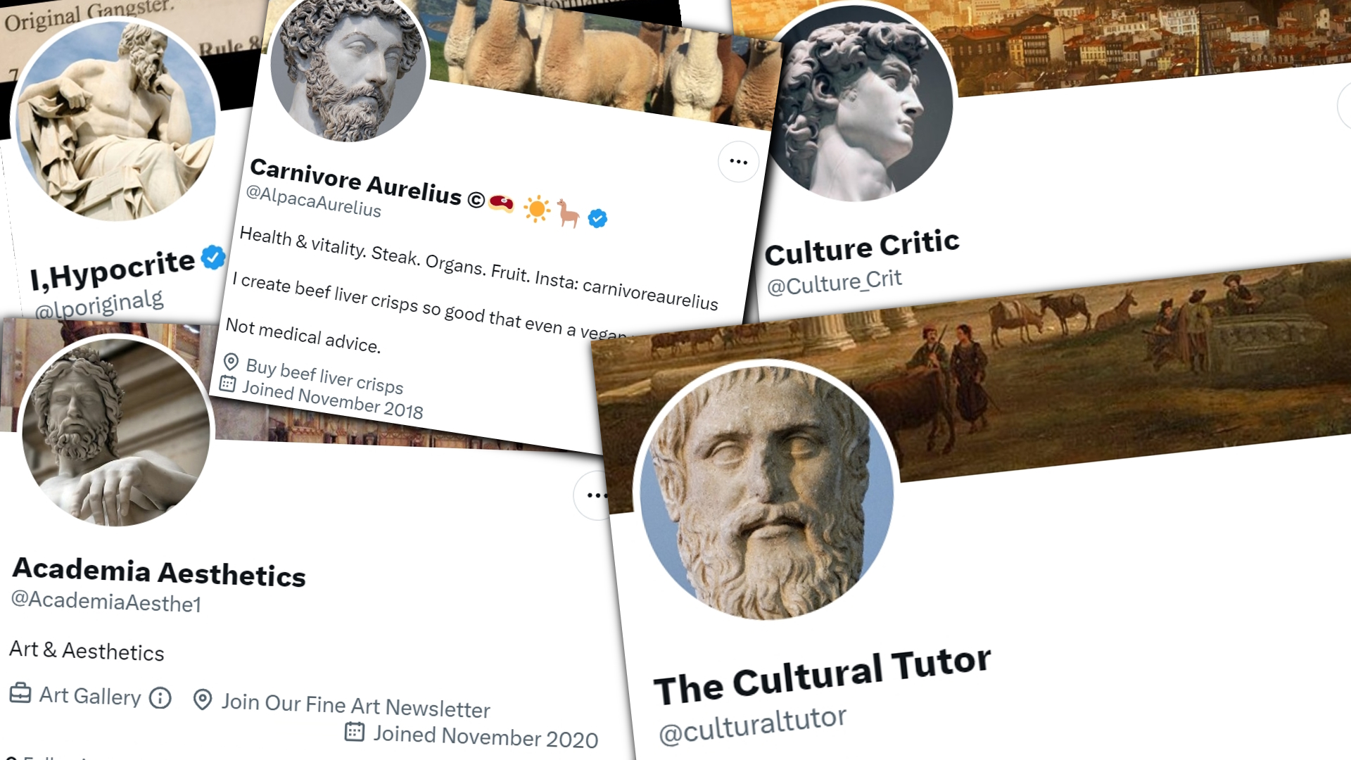 Statue Profile Pictures Meme Template