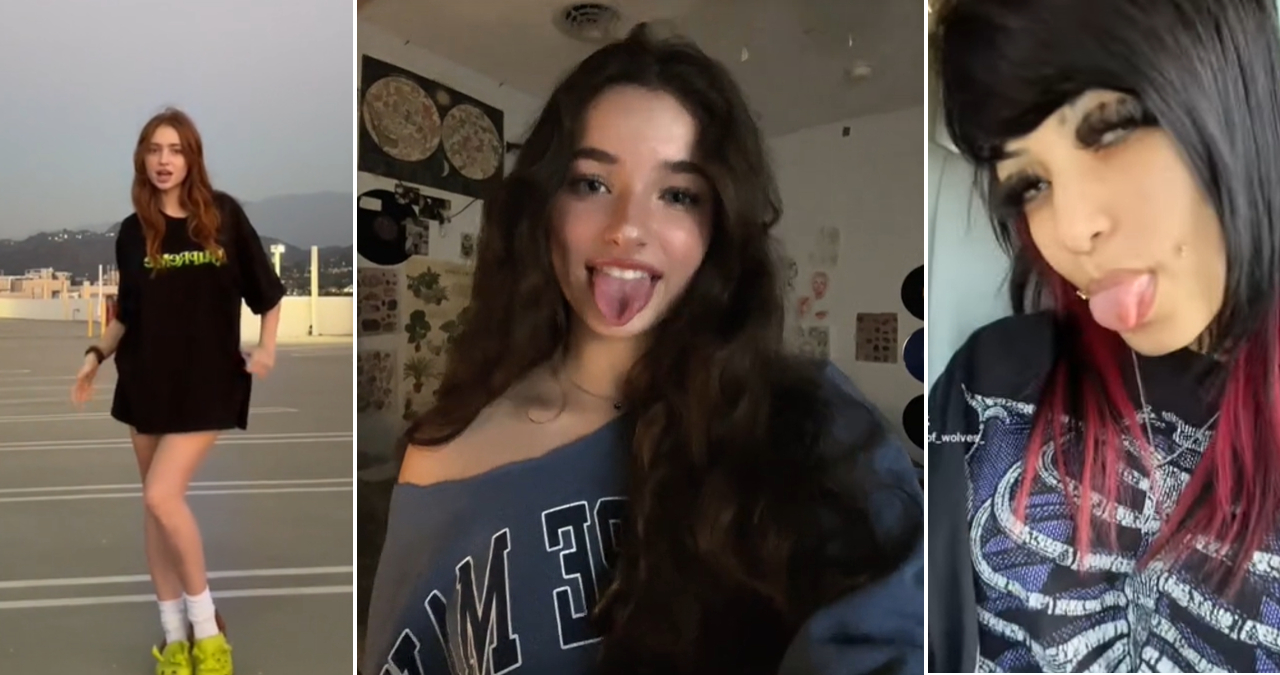 Sticking Out Your Tongue for the Picture / "ecstacy" by SUICIDAL-IDOL Meme Template