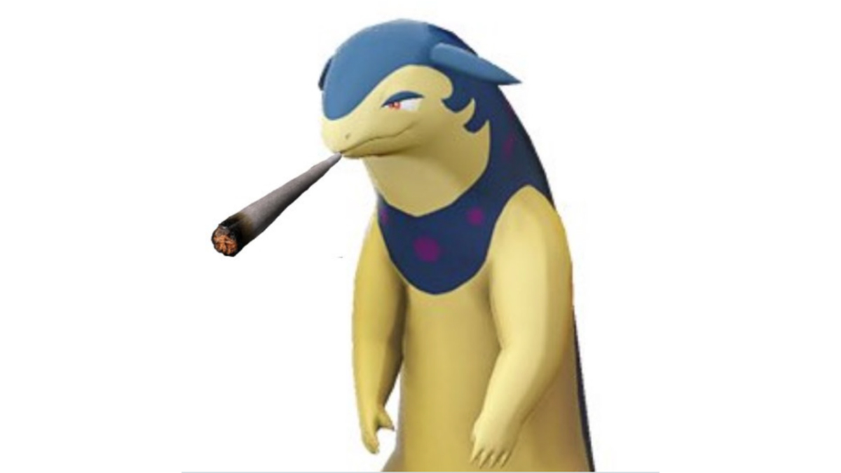 Stoned Typhlosion Meme Template