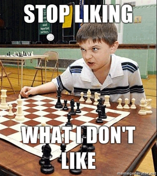 Stop Liking What I Don't Like Meme Template