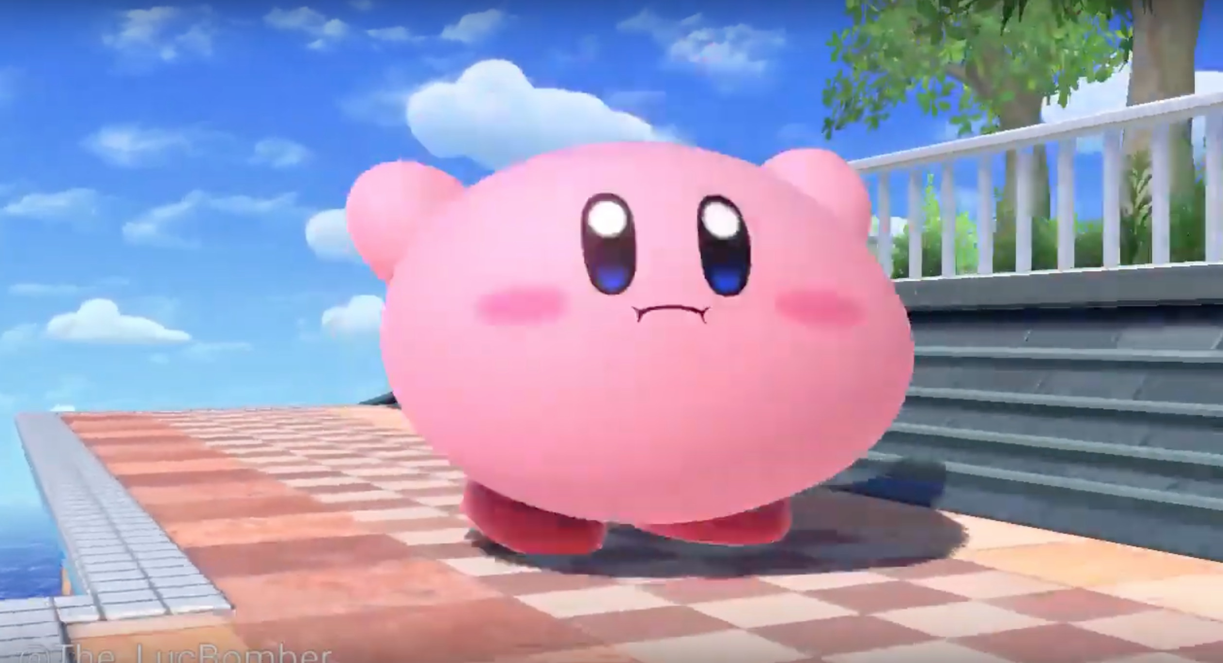 Stuffed Kirby Running