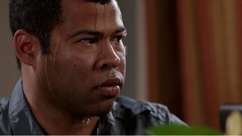 Sweating Jordan Peele Meme Template