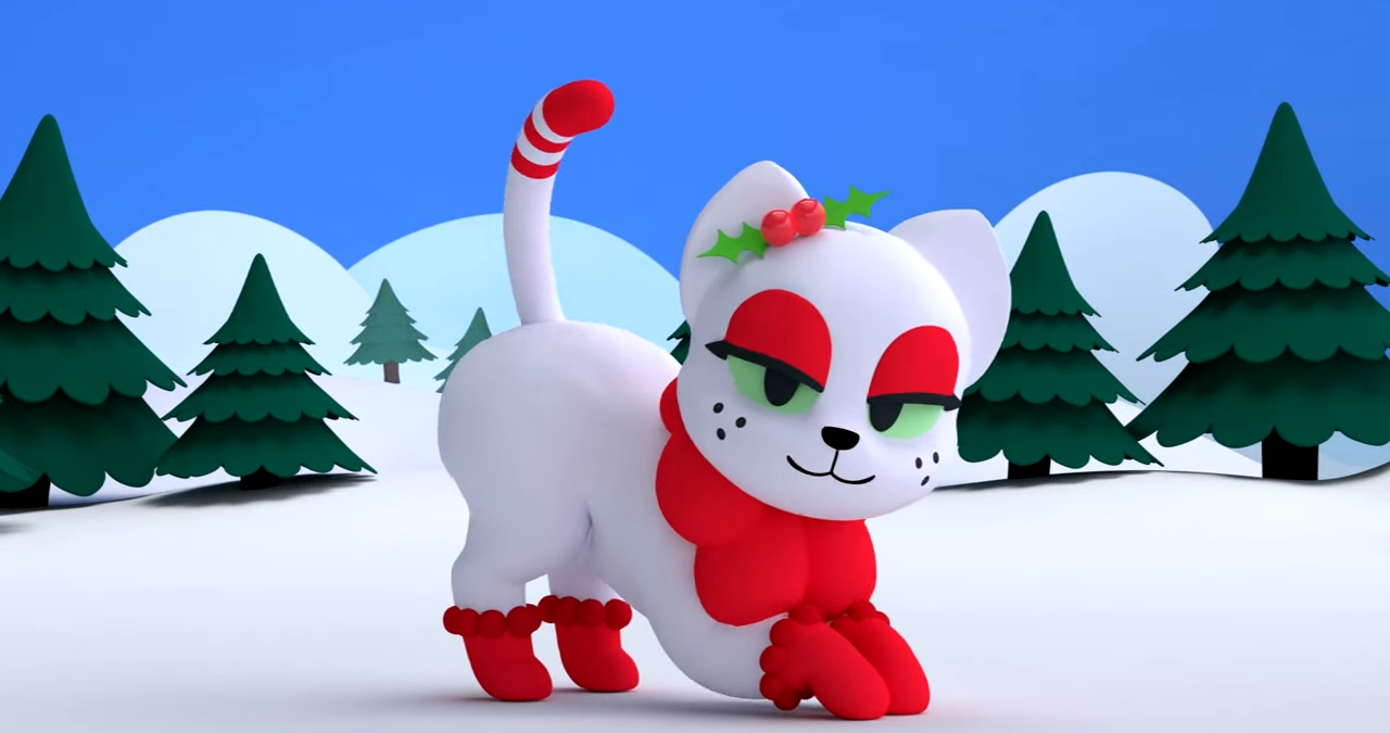 Sweet Peppermint Cat / Junipurr the Christmas Cat