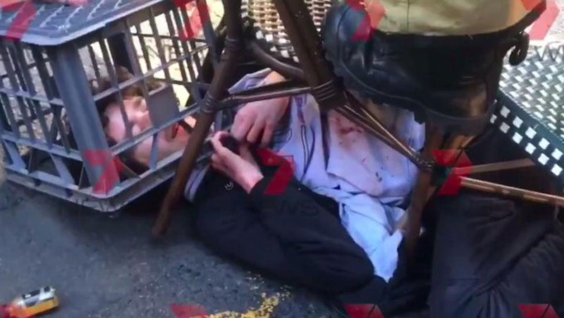 Sydney Stabbing Milk Crate