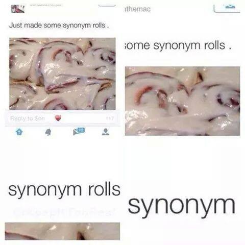 Synonym Rolls Meme Template