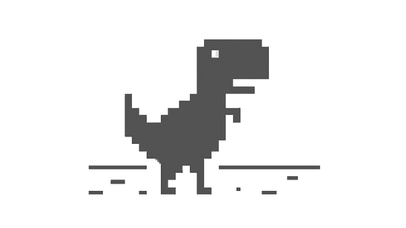 T-Rex Runner Meme Template