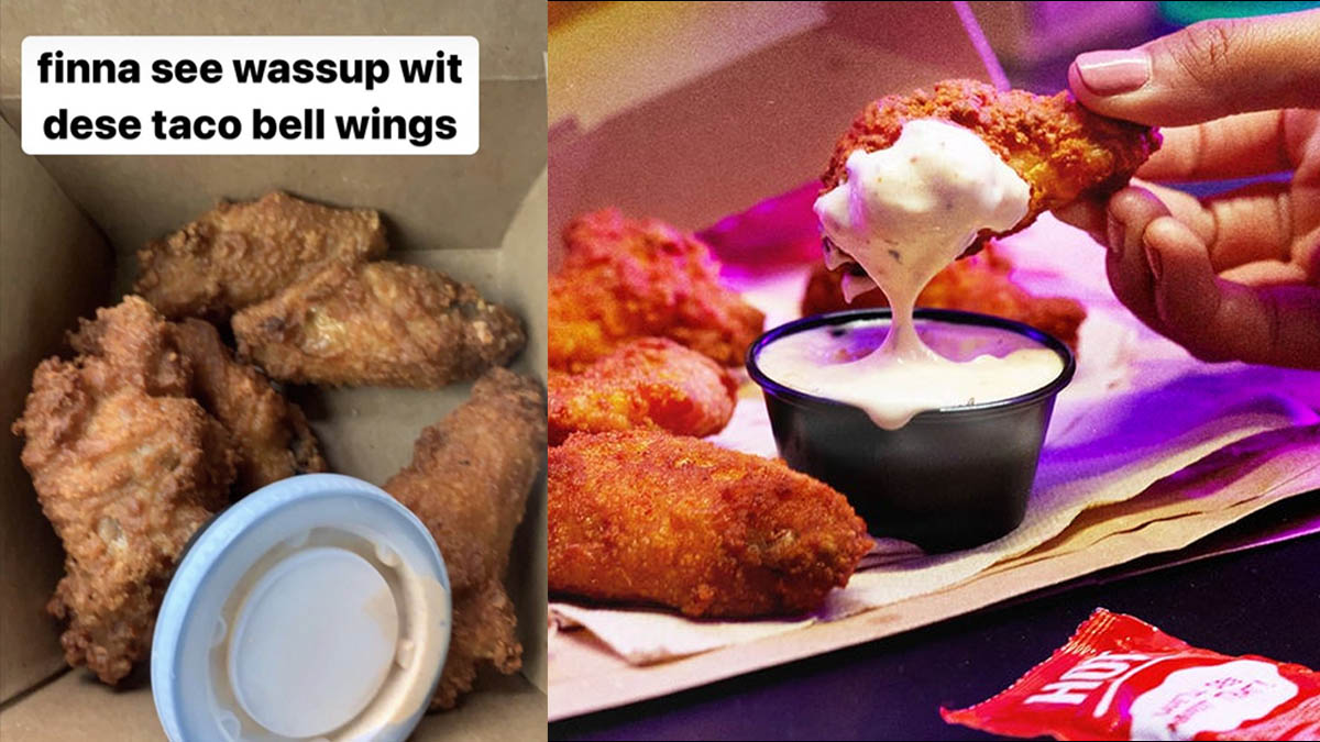 Taco Bell Wings Meme Template