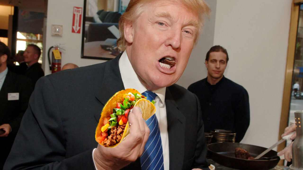 #TACO Trade / Trump Always Chickens Out Meme Template