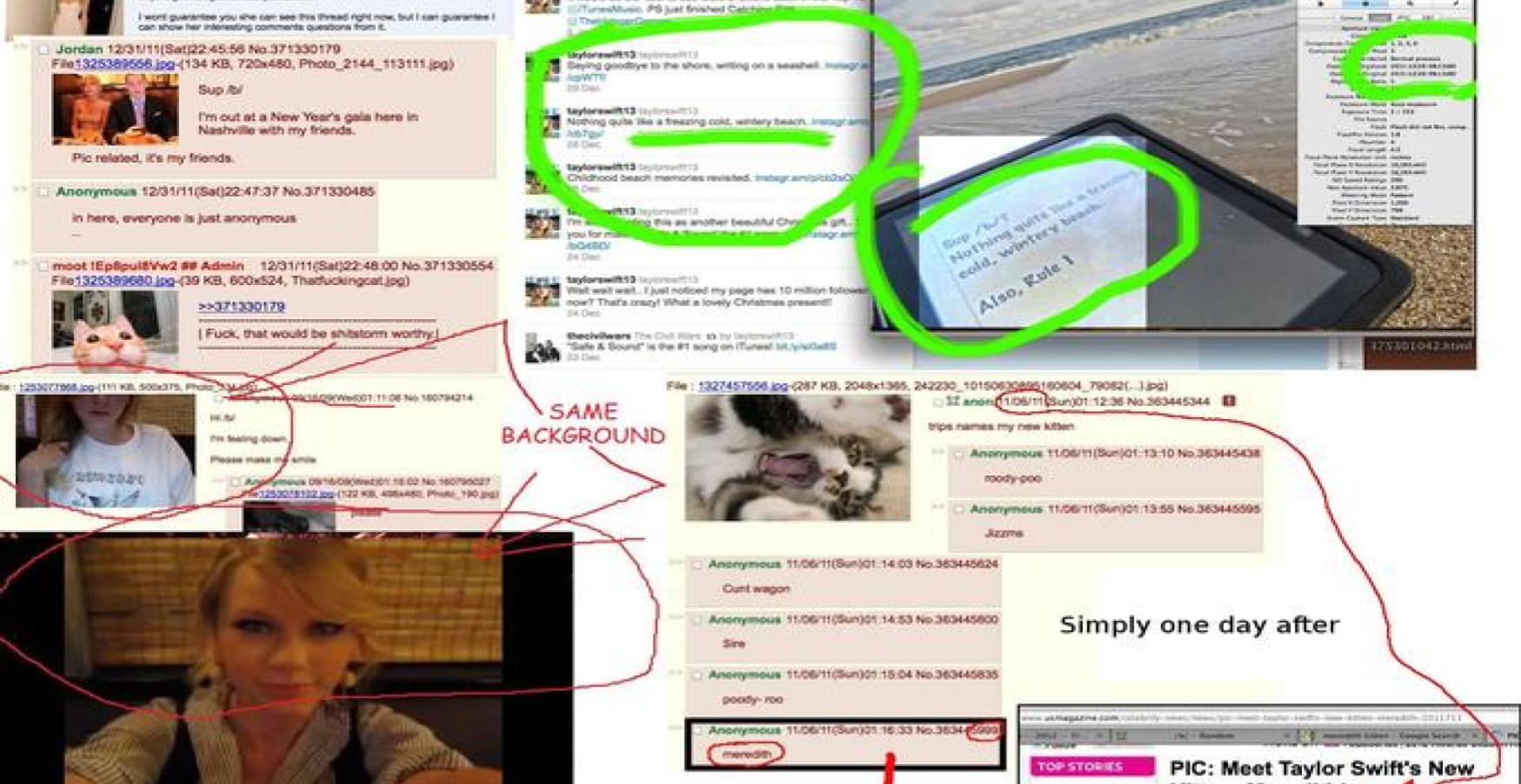 Taylor Swift Is a 4chan User Conspiracy Theory