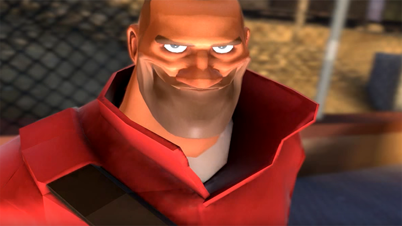 Team Fortress 2 Soldier Smiling
