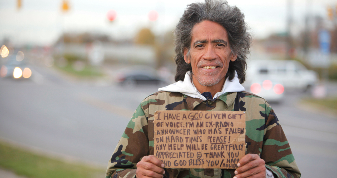 Ted Williams / The Golden Voice Meme Template