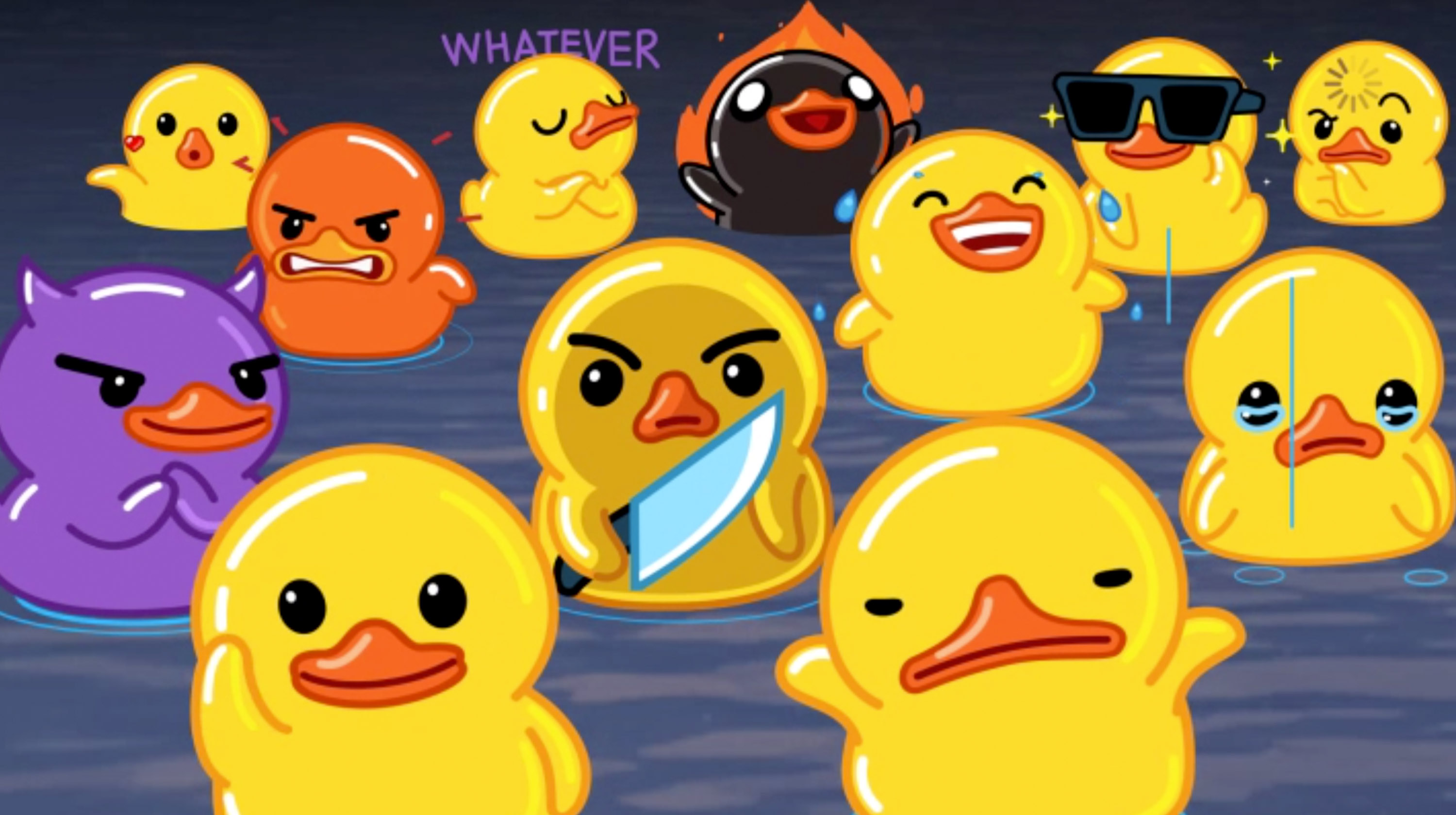 Telegram Duck GIFs Meme Template