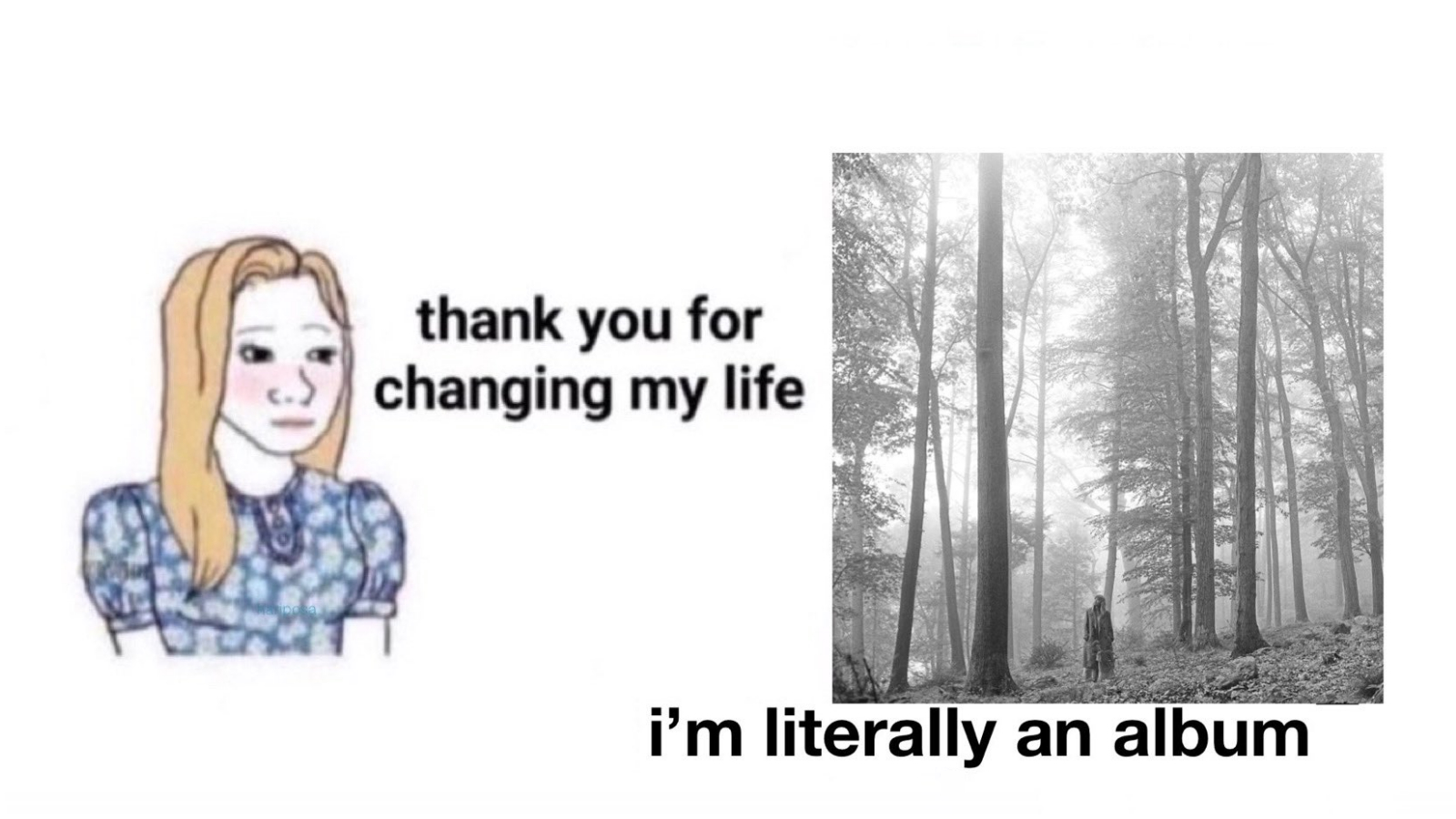 Thank You for Changing My Life Meme Template