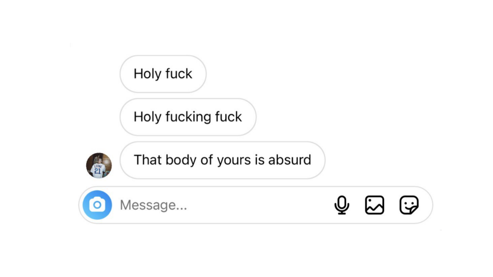 That Body of Yours Is Absurd Meme Template