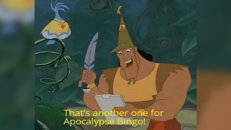 That's Another One For Apocalypse Bingo