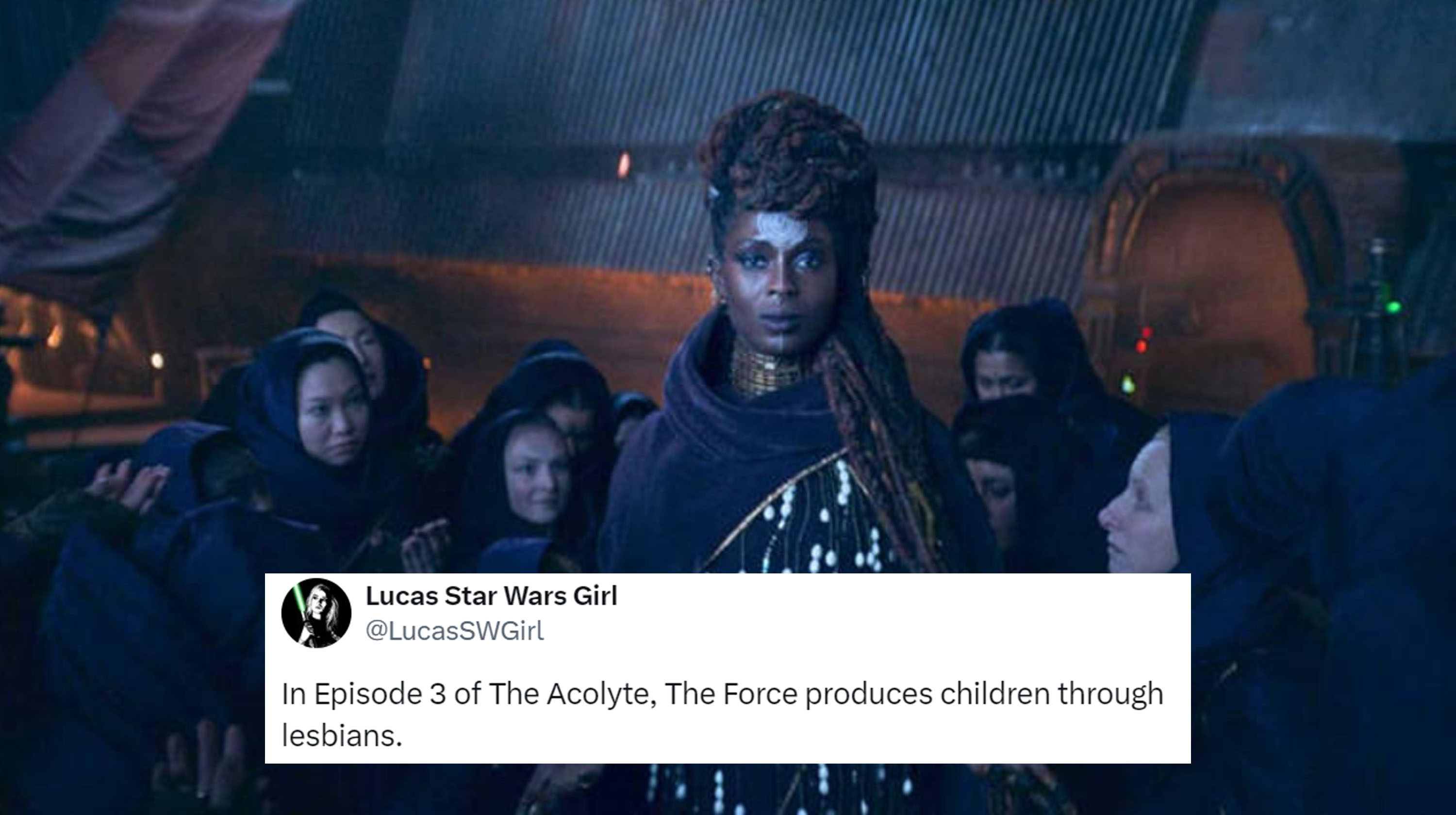 The Acolyte Episode 3 / Force Baby Controversy Meme Template