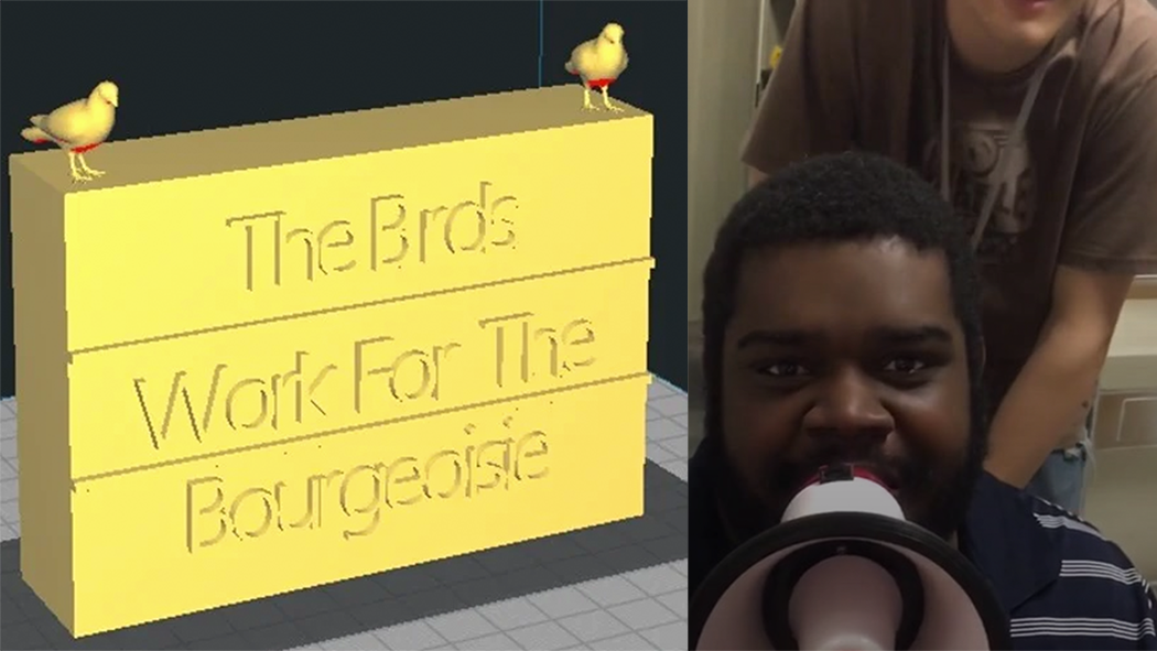 The Birds Work for the Bourgeoisie Meme Template