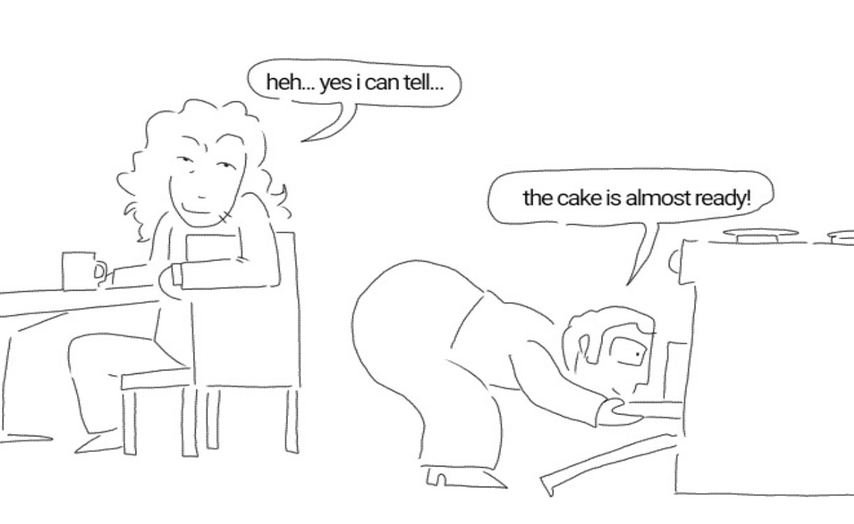 The Cake Is Almost Ready