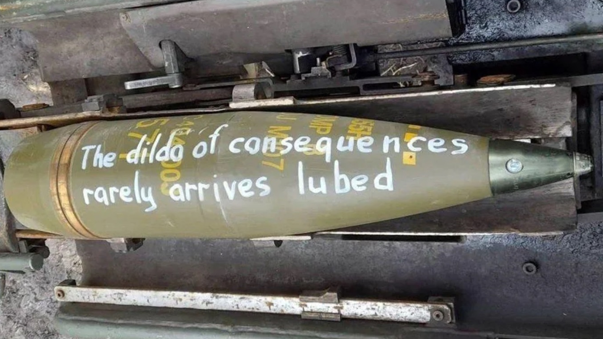 The Dildo of Consequences Rarely Arrives Lubed Meme Template