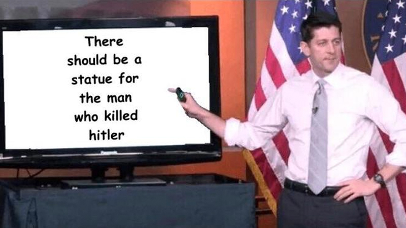 The Guy Who Killed Hitler Meme Template