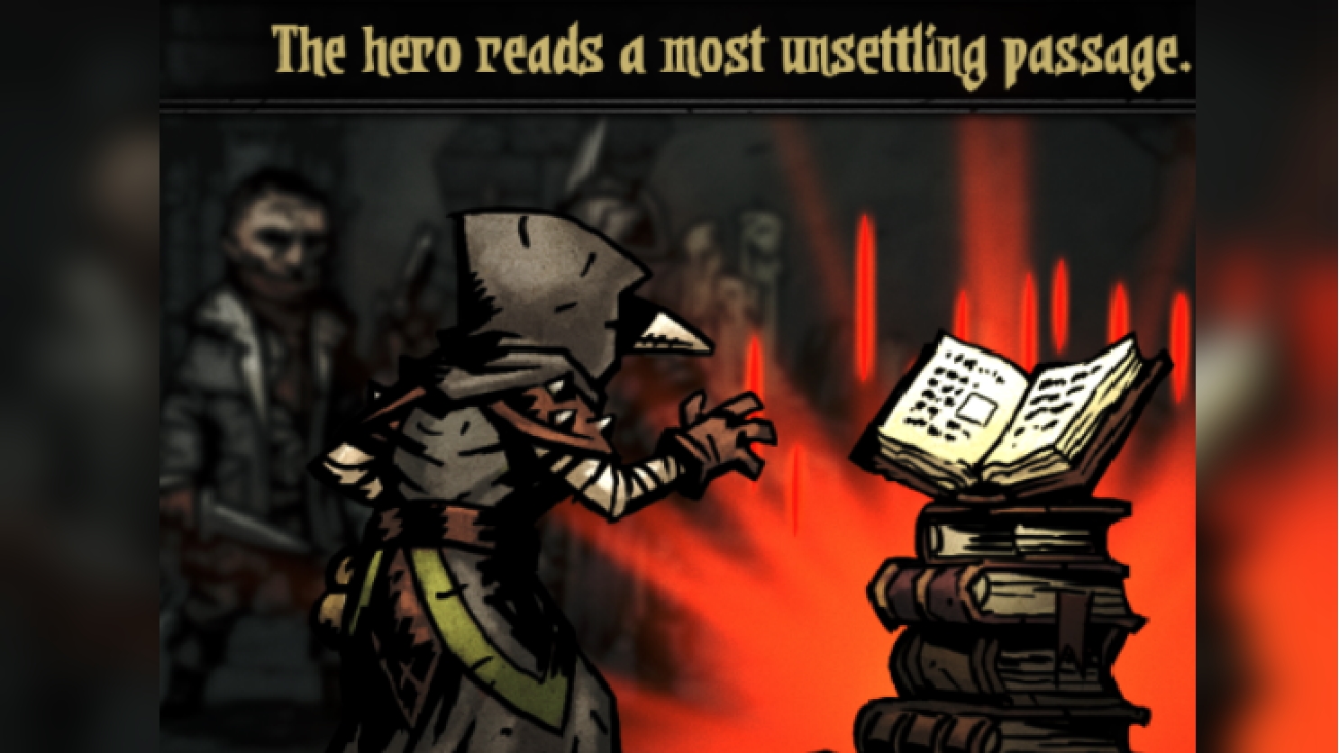 The Hero Reads a Most Unsettling Passage Meme Template