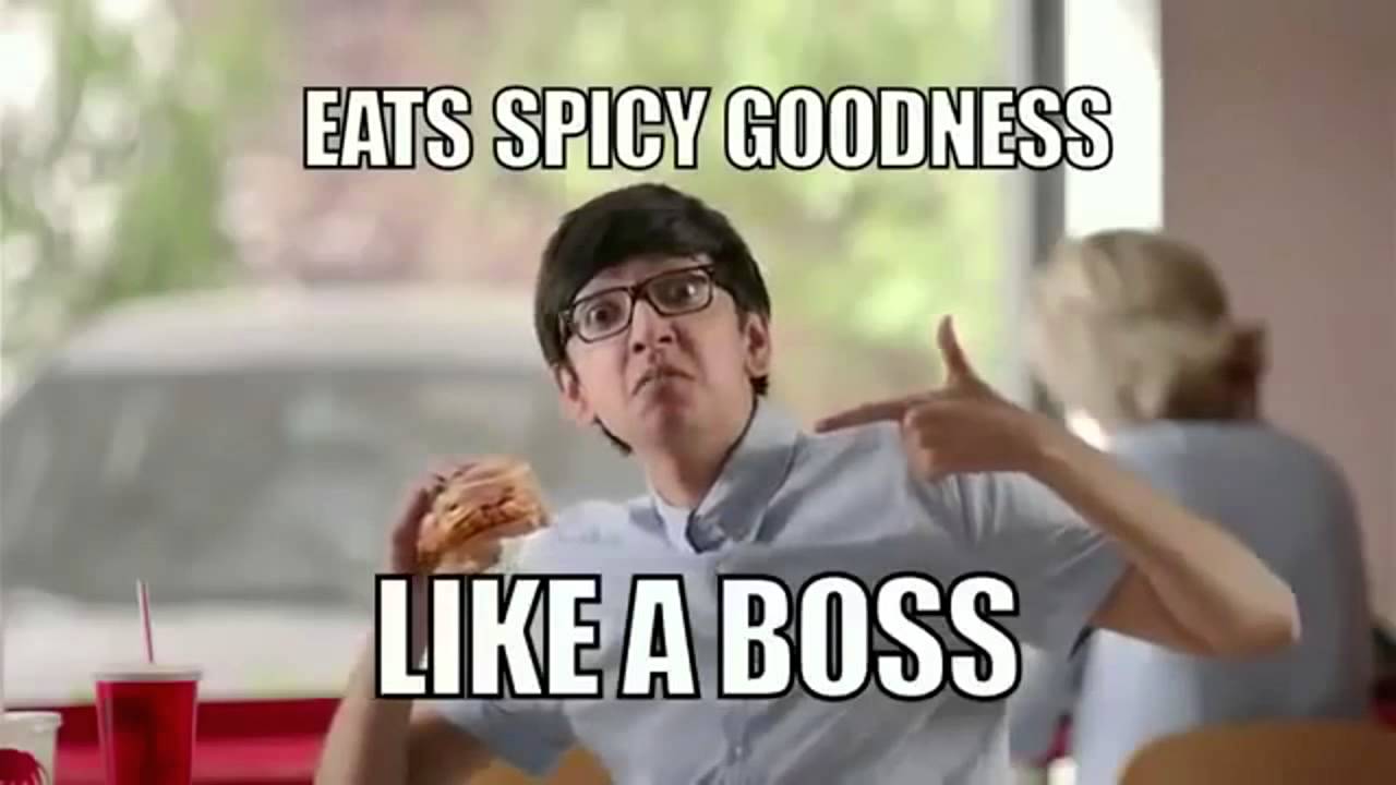 The Memer / Eats Spicy Goodness Like a Boss Meme Template