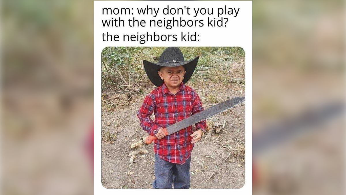 The Neighbor's Kid Meme Template