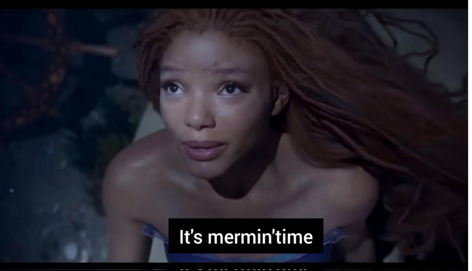 The Part Where Ariel Says X Meme Template