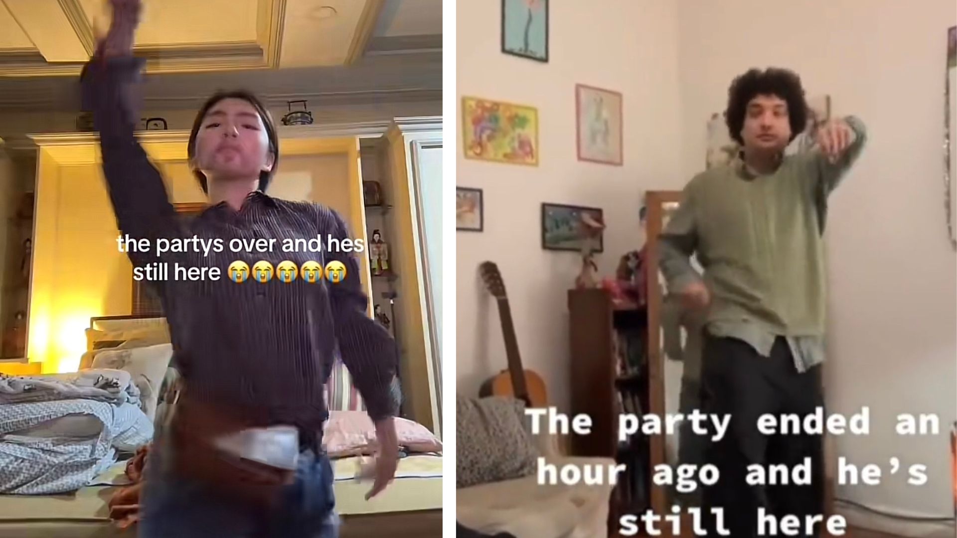 The Party Ended an Hour Ago and He's Still Here