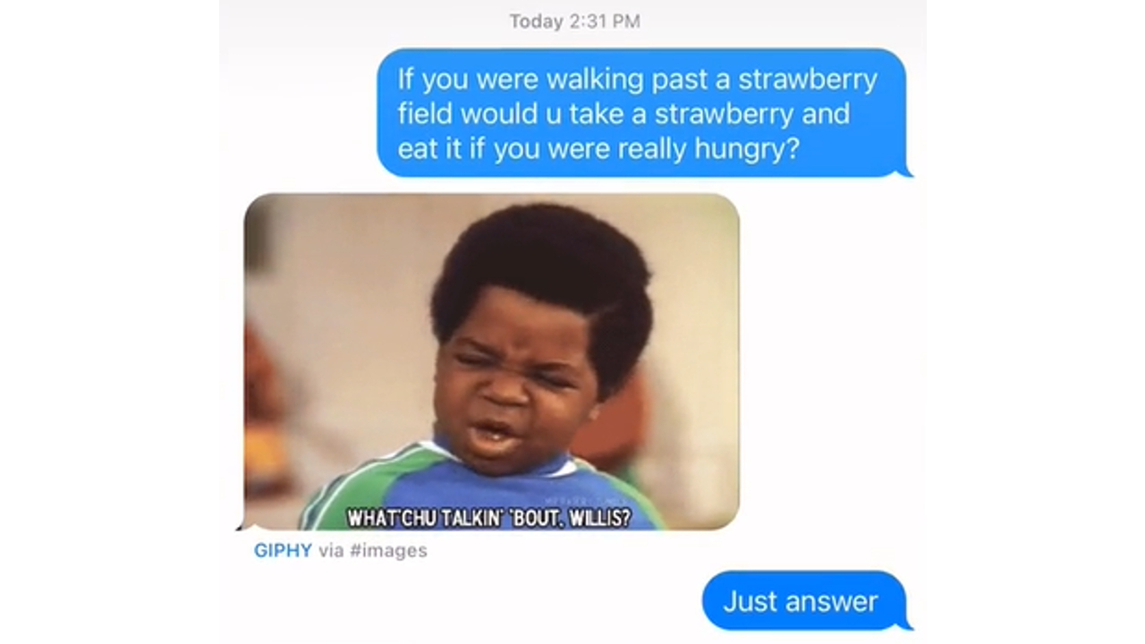 The Strawberry Question