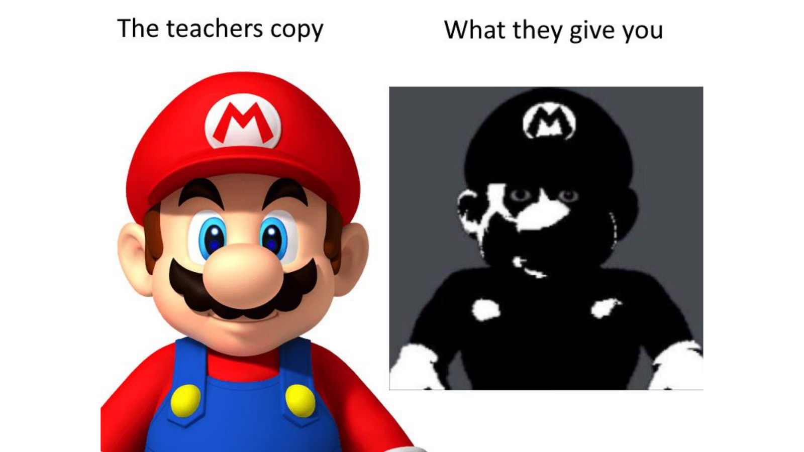 The Teacher's Copy vs. What They Give You